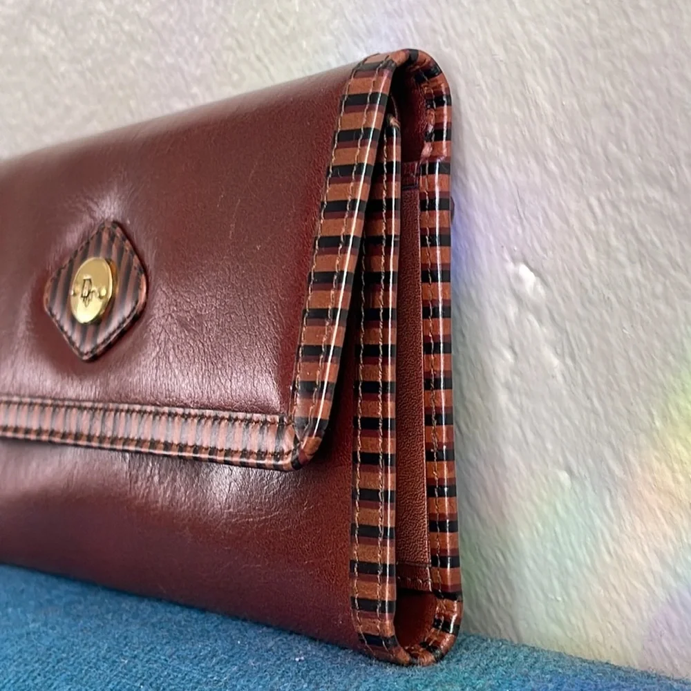 Christian Dior 90s vintage trifold wallet
